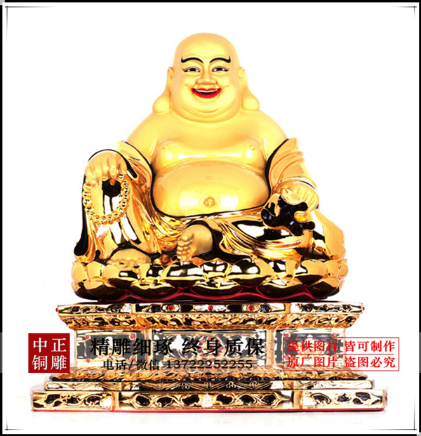 彌勒佛銅像|鑄銅彌勒佛像