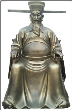 包公銅雕塑