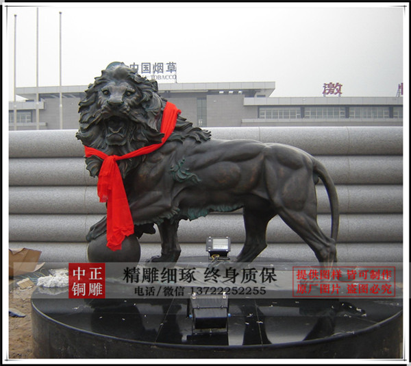 加工銅獅子