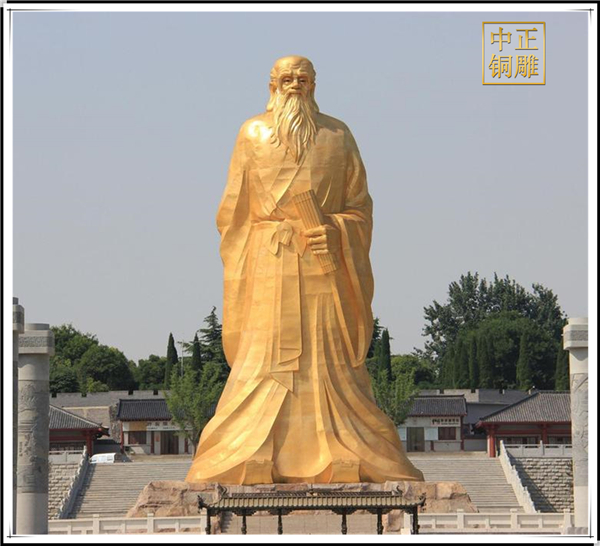 3米老子雕塑|老子雕塑加工|老子雕塑廠家