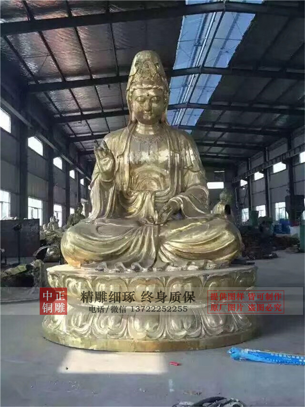 生產觀音雕像