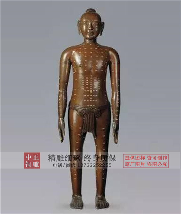 針灸銅人圖片