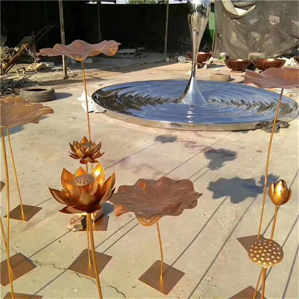 不銹鋼廣場(chǎng)景觀雕塑