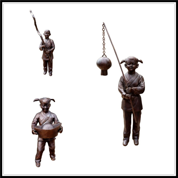 小孩桃花燈圖片