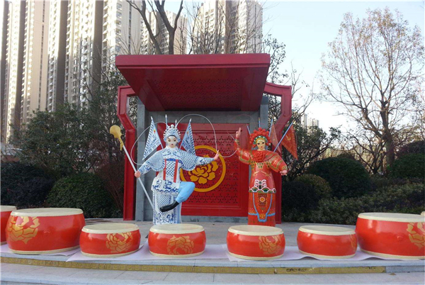 生產玻璃鋼戲曲雕塑