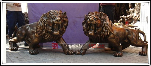 鑄銅故宮獅