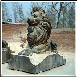 園林銅獅子雕塑