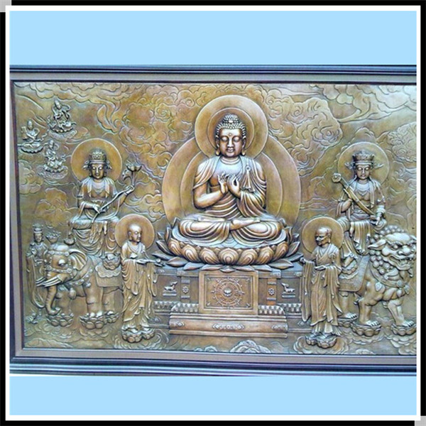 大型佛像銅浮雕