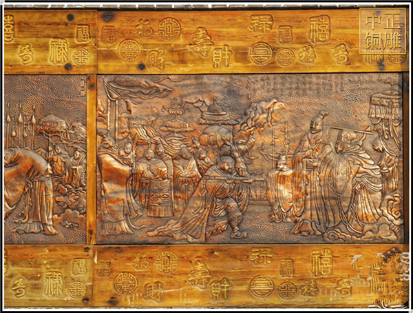 古代人物浮雕鑄造