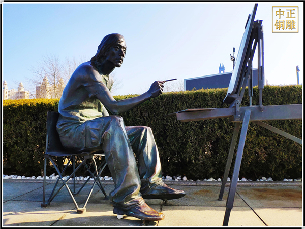 城市廣場(chǎng)人物雕塑