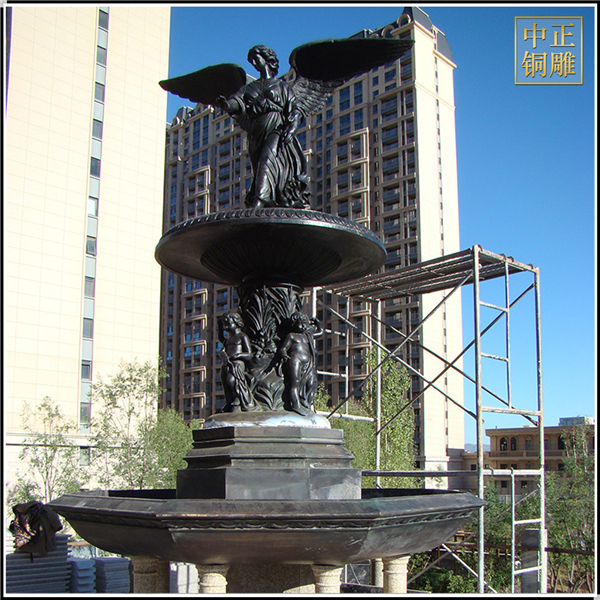 小區廣場銅雕塑