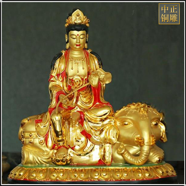 文殊菩薩銅雕塑