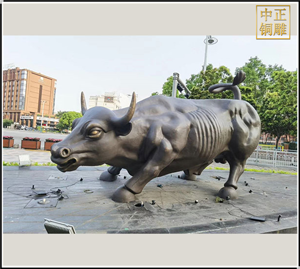 公園銅牛雕塑