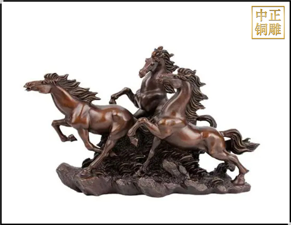 銅奔馬辦公室擺件