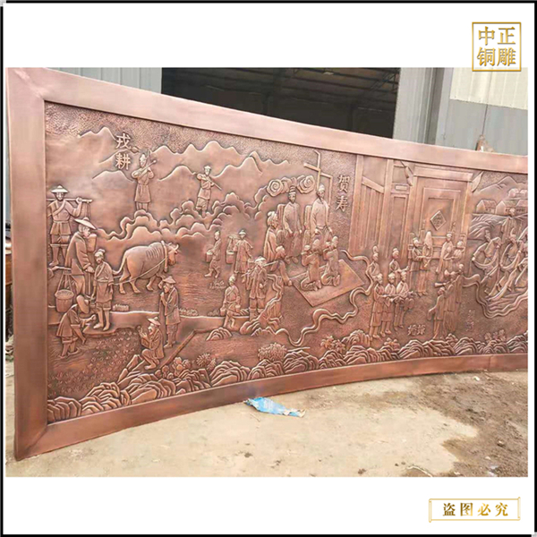 鍛銅浮雕文化墻