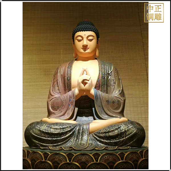 彩繪如來(lái)佛祖像