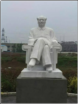 戶外景觀毛主席雕塑