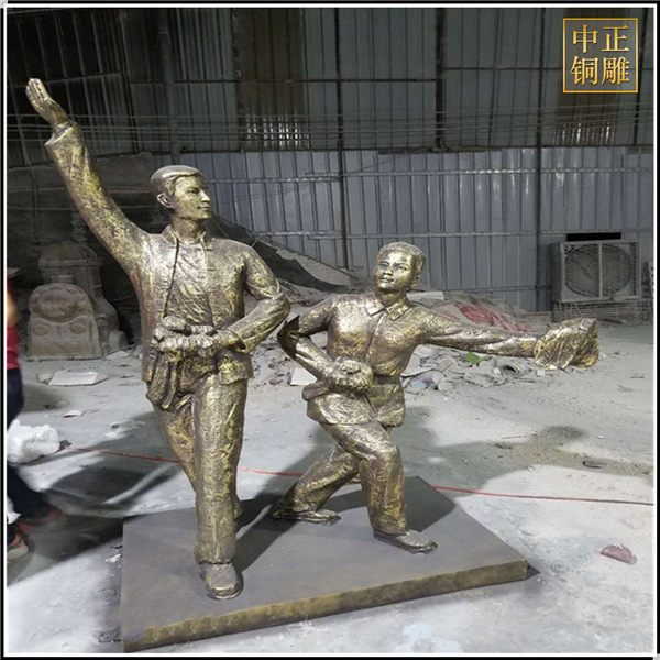 室外景觀人物銅雕塑