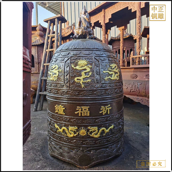 各種銅鐘雕塑來圖制作