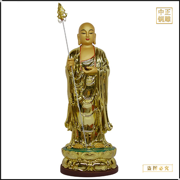 2米地藏王佛像鑄造