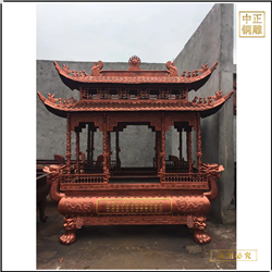 定做長(zhǎng)方形銅香爐