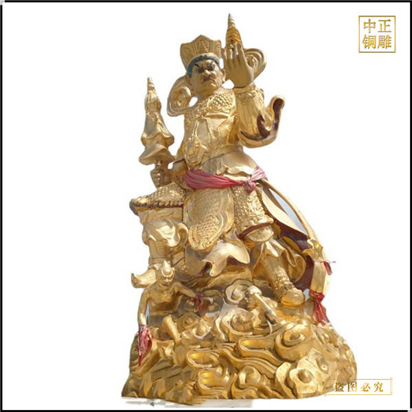 1米四大天王銅雕鑄造