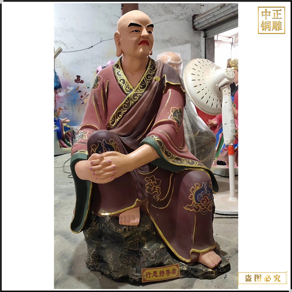 純銅十八羅漢佛像