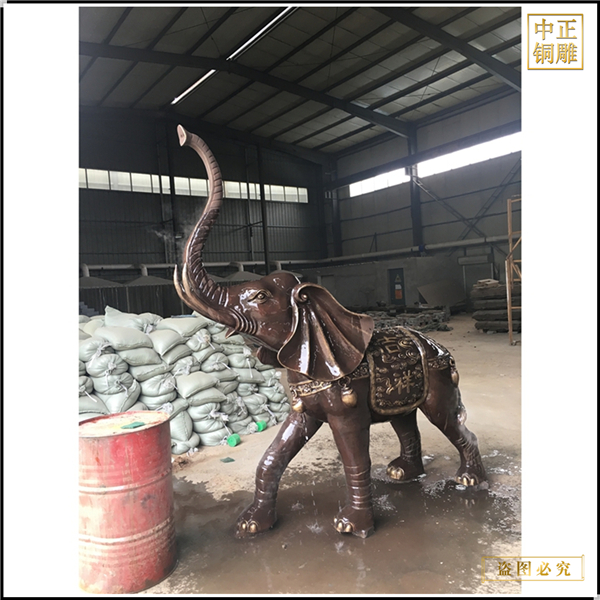 酒店別墅門口銅雕大象批發(fā)