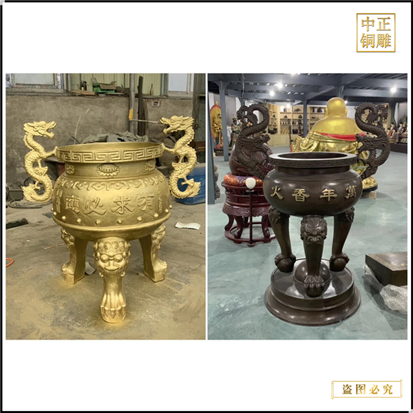 長方形銅香爐鑄造廠家