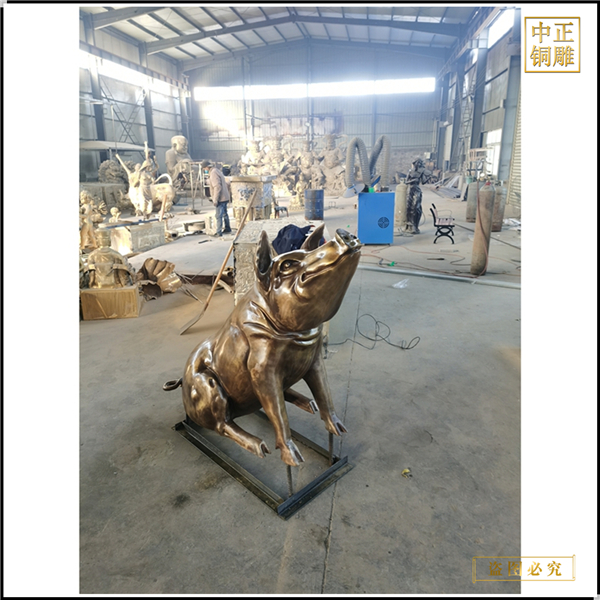 小型銅豬雕塑價格