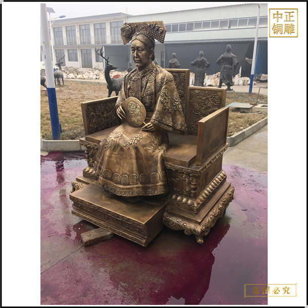 慈禧太后坐像鑄造