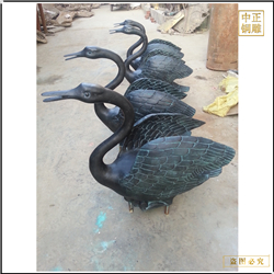 鑄銅天鵝雕塑價格