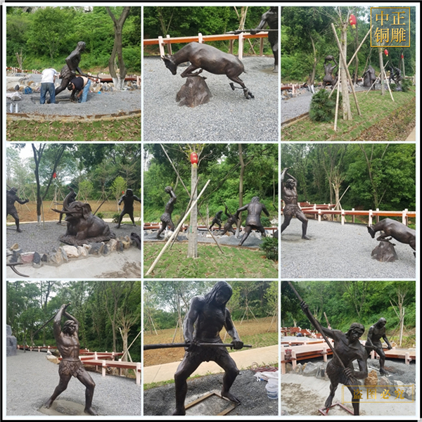 景觀馬壩人雕塑鑄造