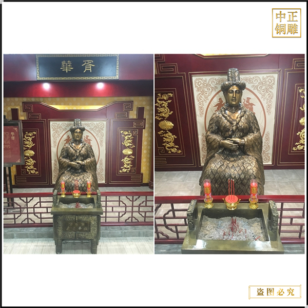 上古人物華胥銅雕塑鑄造