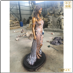 大型西方人銅像