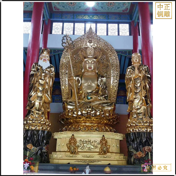 大型寺廟地藏王菩薩