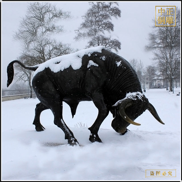 室外園林景觀銅牛