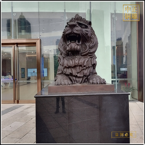 1.9米現貨銅獅子