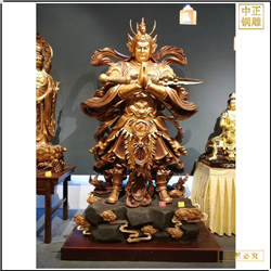 供奉韋馱菩薩站像