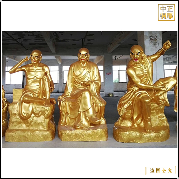 寺廟貼金十八羅漢批發廠家