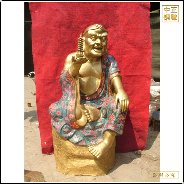 各式各樣十八羅漢銅雕