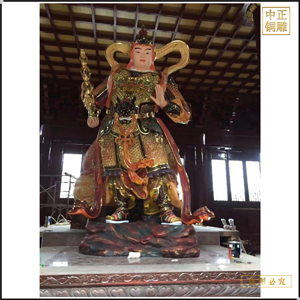 寺廟小型韋陀神像擺件