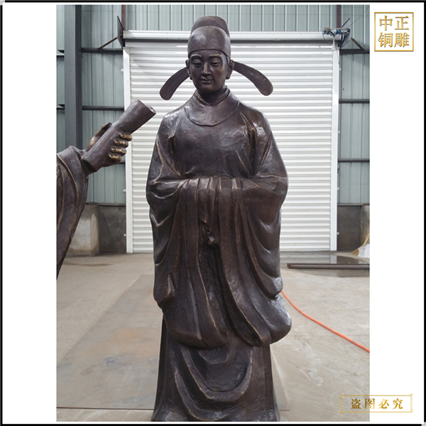 古代景觀人物銅雕塑