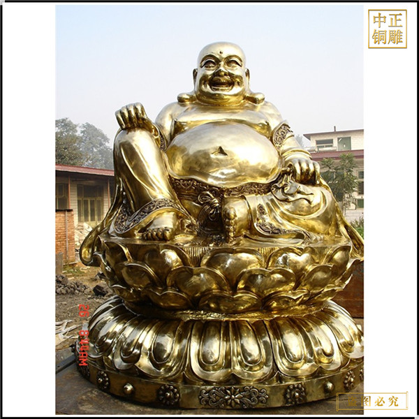 貼金彌勒佛銅像報(bào)價(jià)廠家