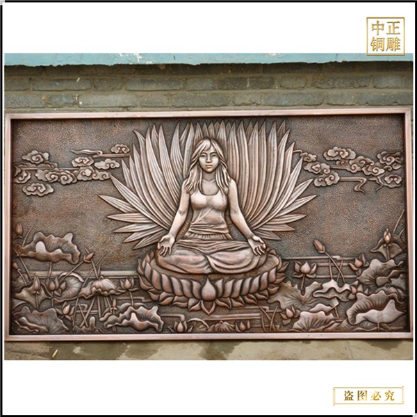 寺廟大型銅浮雕壁畫
