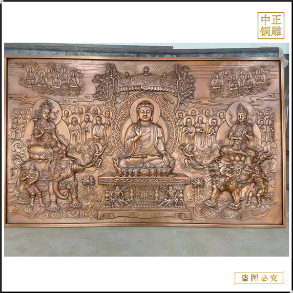 寺廟銅浮雕壁畫墻