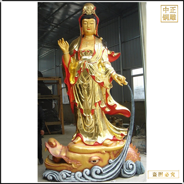 寺廟觀音菩薩銅像廠家