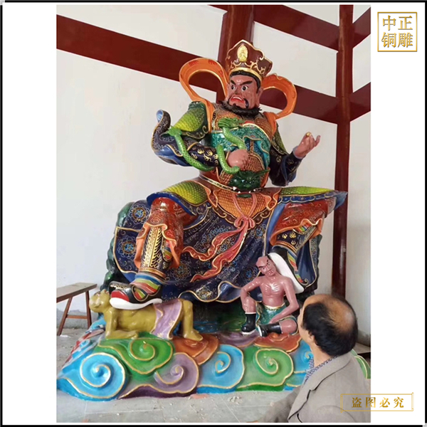 4米四大天王銅雕制作廠