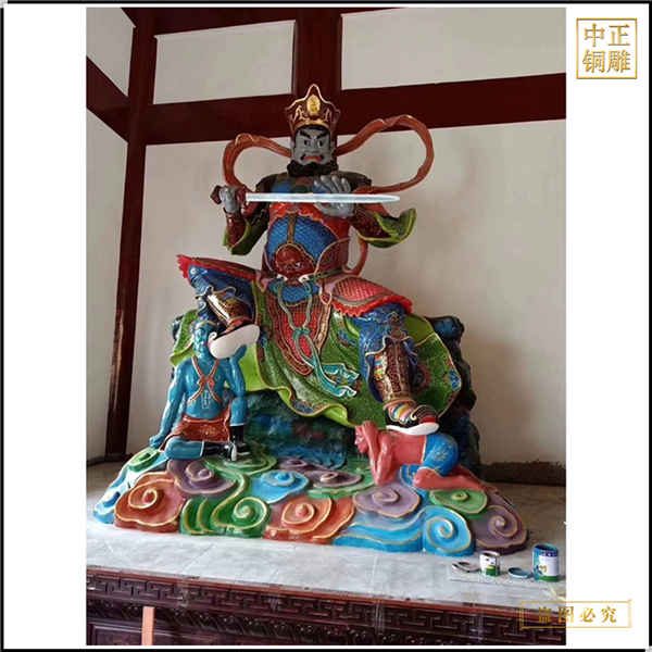 純銅四大天王神像生產