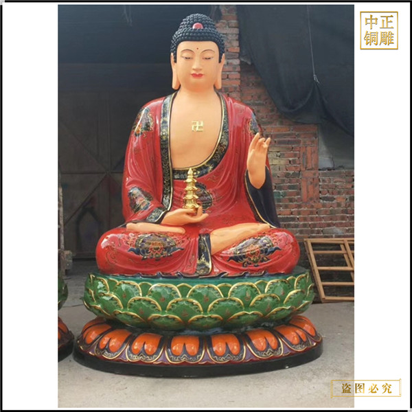 來圖制作銅釋迦牟尼佛像擺件